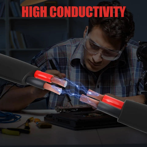 High conductivity 14 AWG 2 Conductor Electrical Wire with Copper Clad Aluminum Core and PVC Jacket in use for LED strips