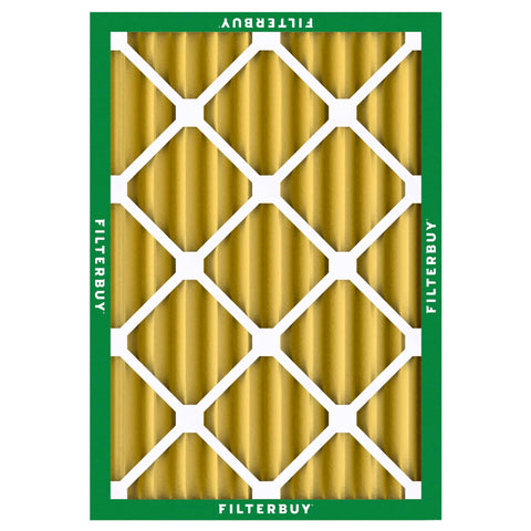 Premium 20x25x4 MERV 11 Electrostatic Pleated Air Filter for Pet and Allergy Defense, front view