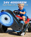 Two Pack 24V RS555 40000RPM High Speed Ride On Motor With Gearbox in use with kids electric car