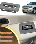 2 Pack Rear Window Switch Trim Replacement for Escalade Avalanche Silverado Tahoe Sierra and Yukon 2000 to 2002 Gray No Window Switch Included Easy Fit Durable Plastic Cover Keeps Interior Looking Clean