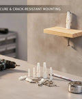 Heavy Duty Nylon Wall Plug And Screw Kit for Drywall, Hollow Brick And Foam Block Mounting, expanding anchors displayed