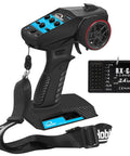 2.4G RC Radio System With 4CH Transmitter Receiver And Lanyard Anti Jamming Remote Controller For RC Cars Crawler Boats