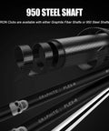 Graphite and steel shafts comparison for 7 Iron Golf Club For Men Right Handed With Graphite Shaft, Forgiving Cavity Back Iron.