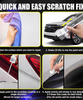 Subaru Ice Silver Metallic Touch Up Paint Kit 2 In 1 With Pen Tip And Brush For Quick Scratch Repair Color Matched Car Paint Repair Tool Easy Fix That Seals Rust In Use