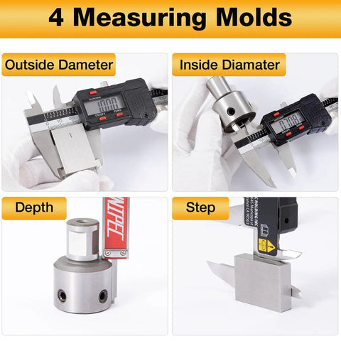 4 measuring modes with 6 Inch Stainless Steel Digital Caliper With Large LCD Display Effortless Inch And Metric Conversion Vernier Micrometer Precision Gauge