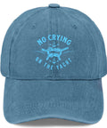 Vacation Quotes Funny Hat For Women Cool Washed Cyan Blue Cap That Says It All With Cute Humor Lightweight Sun Protective Style