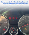 Coolant Level Sensor for Kenworth Peterbilt Paccar T680 T880 Rigs Fits 579 Replacement 577.59511 Durable Plastic Plug And Play Monitors Coolant Level And Detects Issues In Real Time. dashboard coolant warning icon