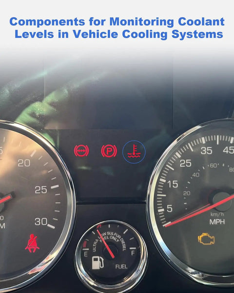 Coolant Level Sensor for Kenworth Peterbilt Paccar T680 T880 Rigs Fits 579 Replacement 577.59511 Durable Plastic Plug And Play Monitors Coolant Level And Detects Issues In Real Time. dashboard coolant warning icon