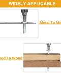 All In One Self Tapping Screws Set For Metal Wood And Plastic 125Pcs Galvanized Phillips Truss Head used on metal and wood