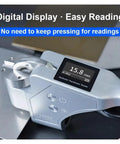 Portable Digital Webster Hardness Tester For Aluminum Alloy Metals displaying 15.8 HWA reading on a digital screen.