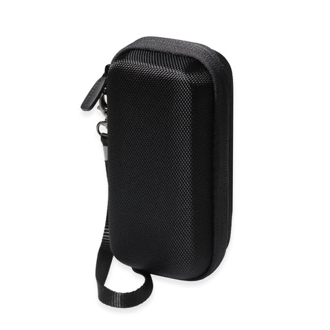 CaseSack Case for Magpie The First Bilateral Laser Measurement Tool - Magpie VH-80, black semi-hard carrying case with strap.