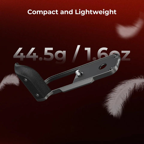 Fujifilm X Half L Shaped Grip With Built In Quick Release Plate For Arca, Lightweight Ergonomic Silicone Handle, 44.5g shown