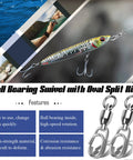 Tough As Nails Heavy Duty Snap Swivel Set With Stainless Split Rings And Ball Bearing Swivels For Freshwater And Saltwater Fishing 25 Pcs 50 Lb Capacity Smooth Rotation And Line Twist Reduction, stainless snap swivels