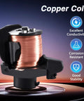 Heavy Duty 4WD Vacuum Solenoid Valve And Check Hose Kit Upgrades Your Ford F-150 Expedition Or Lincoln Navigator With Super Reliable Copper Coils And Tough PA66 Materials For Perfect Performance. copper coil close-up