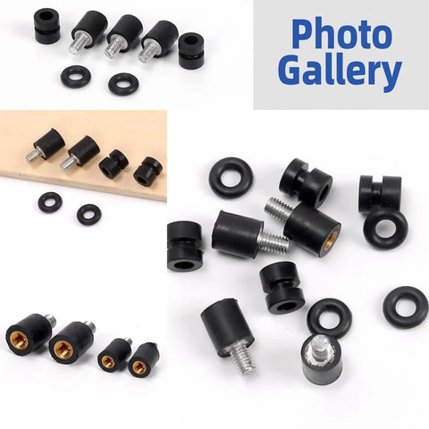 36 Piece Anti Vibration Standoff Set With M3 Screws Rubber Damper Balls And M7 O Rings For Flight Controller Mounts