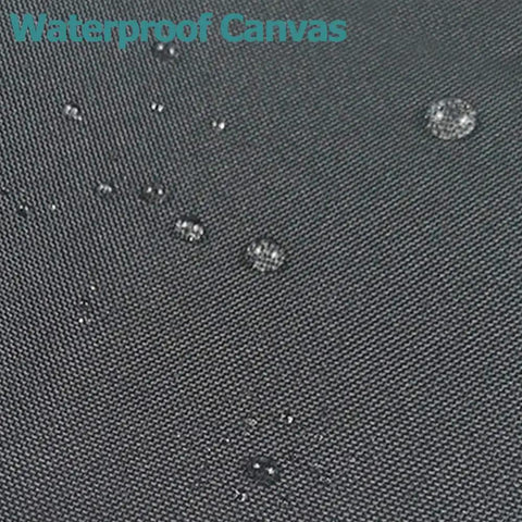 Close-up of waterproof canvas fabric for Outdoor Replacement Swing Seat Cover For Patio Swing And Bench Heavy Duty Canvas Waterproof Chair Cushion Replacement Easy Install Weather Resistant Garden Swing 54 Inch Long.