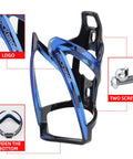 Ultra Lightweight Bike Water Bottle Cage With Screws And Tool Universal Cup Holder Rack for Road and Mountain Bikes