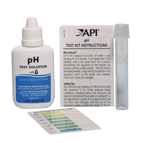 Totally Trustworthy Freshwater Aquarium PH Test Kit Delivering 250 Hassle Free Reads includes solution, tube and instructions.