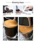 Brewing steps for Double Filter Stainless Steel Reusable Coffee Pods With Fast Twist Screw Switch For Custom Ground Roasts That Hit Different Every Single Morning You Crave Bold Flavor.
