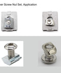 All In One Aluminum Extrusion Hardware Kit With 200Pcs M5 T Slot Nuts Bolts And Screws for 20x20 2020 2040 Profiles close-up view