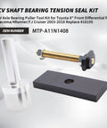 Heavy Duty CV Axle Bearing Puller Seal Kit Tool Premium Steel For Toyota 4Runner Tacoma FJ Cruiser 8 Inch Diff Front Clamshell Remover Handles Part 18195 Best Garage Tool Like Pros For 2003 To 2018 Vehicles Very Smooth Fix At Home Or Shop Quick Now.