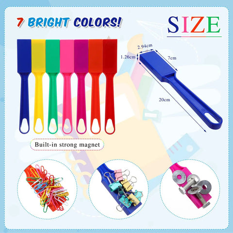 Seven Colorful Magnetic Bingo Wands With 200 Magnetic Chips Turn Math Into Fun Counting Sorting And Family Game Night