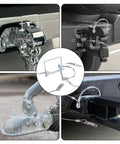 10-Piece Trailer Hitch Coupler Pins With Quick Release Ring Locking Pins Set 1/4 Inch By 2-3/4 Inch for towing equipment use