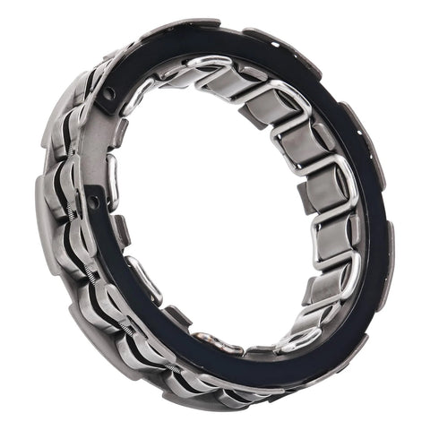 Close-up of Starter Clutch One Way Bearing For Yamaha Grizzly 660 2002 2008 OEM Replacement 18 Beads High Quality Stainless Steel