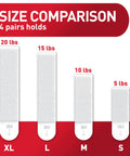 Heavyweight Picture Hanging Strips 20 Lb X Large, 16 Strips For Frames Up To 24 By 36 Inches, Damage Free Wall Hangers size chart