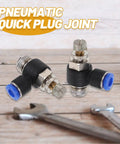 Super Easy 12 Piece Air Hose Adapter Fitting Kit With Abs And Copper Push To Connect Pneumatic Joints For Any Air Compressor Time Saving Install And Quick Release Couplers That Replace Old Broken Fittings Fast And Reliable: two air hose fittings