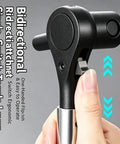 Heavy Duty Ratchet Cargo Winch Tensioner Bar 18 And 22 Inch Reversible Tool ergonomic handle close-up