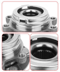Close-up views of 2 Pack Front Wheel Hub Bearing Assembly 513296 For Nissan Altima 2007-2018 And Murano 2009-2018 With 5 Lug And ABS