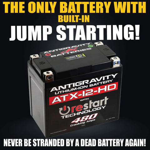 Heavy Duty Lithium Motorcycle And Powersport Battery With Built In Jump Starting 8Ah For ATV Quad UTV Scooter Lawn Mower Generator