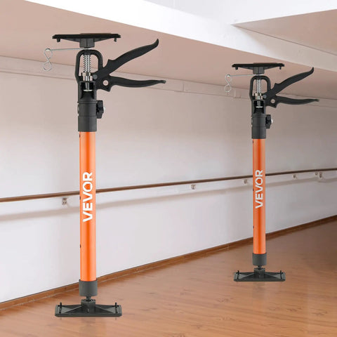 Sturdy Telescopic Support Pole For Cabinets, 2-Pack Steel Third Hand Tool Adjustable Quick Support Rod 154 Lbs Capacity in use.