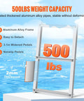 Removable Four Step Dock Ladder With Aluminum Alloy Pontoon Boat Access, 500 Lbs Capacity, 3.1 Inch Wide Nonslip Steps With Mat, Easy Install For Boat Lake Pool And Marine Boarding. 2mm thickened aluminum alloy frame, 500 lbs