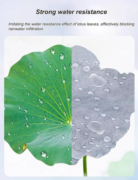 Rock Solid Waterproof Decoupling Membrane Roll 10Mm Thick Polyethylene Tile Underlayment showing water resistance against droplets.