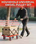 4 Inch Heavy Duty Swivel Caster Wheels Set Of 4 With Brakes And Locks For Furniture Tables Carts And Workbenches 360 Degree Rotation Lockable Plate Caster Wheels Includes Screws Load Capacity 2200lbs on cart