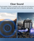 Dual Band Mobile Ham Radio With Rotatable LCD Display Long Range 2m 70cm Transceiver for RVs Trucks and Jeeps, speaker and mic