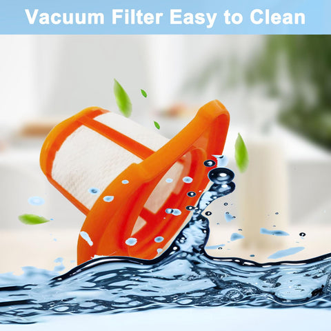 Go To Filter Accessories For Handheld Vacuum Cleaners That Fit HHVK320J HHVK320J10 HHVK320JZ01 HHVK515J shown in water splash