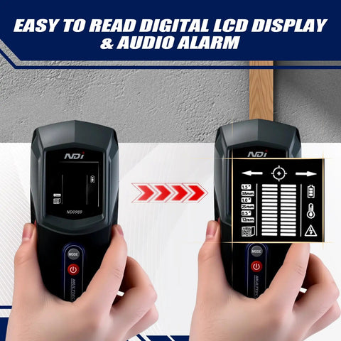 Heavy Duty Multi Function Stud Finder And AC Live Wire Detector Precision Depth Reader For Drywall Heat Sensors And Wooden Beams That Truly Nails It Zero Mess Guaranteed For Weekend Warriors