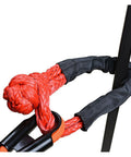 4x4 Recovery Soft Shackle Set 2 Pack With Protective Sleeve And Floats Flexible Synthetic Cable for Off Road Winch Ropes