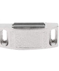 Top Grade Heavy Duty Stainless Steel Door Magnetic Catches 36 Pack With Screws For Kitchen Cabinet, Wardrobe, Closet And Industrial Supplies That Hold Super Tight Keep Doors Locked In Place Securely, detailed view of magnetic catch.