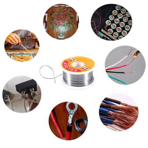 63 To 37 Tin Lead Rosin Core Solder Wire For Electrical Soldering Flux Content Two Percent Diameter 0.8mm 100g Net 80g