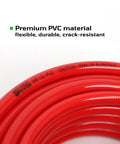 Smooth Operator Truck Tire Inflator Kit featuring premium red PVC material air hose, flexible, durable, 3/8" I.D.