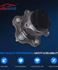 Rear Wheel Bearing And Hub Assembly For Nissan Rogue 2008-2013 Rear FWD 5 Lug Upgrade Kit Easy Install 43202JG01A