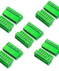 8 Pin 3.81mm Pitch Screw Terminal Block Connector Plug And Play Quick Connector For 28 16 AWG Wire PA6 Housing 300V 8A Rating