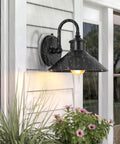 Dusk To Dawn Outdoor Barn Light Gooseneck Fixture Waterproof And Rust Resistant for Front Porch with vintage style.