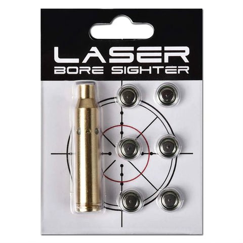 Laser Bore Sight For 223 5.56mm Red Dot with battery set in packaging for AR optics zeroing tool