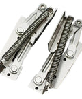 Pair of 80 Degree Sprung Cabinet Door Hinges for Lift-Up Tops Keeps Flap Open Smoothly With Spring Assist Top-Open Cupboard