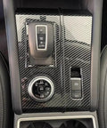 Center Console Frame Cover Gear Shift Panel Trim With Carbon Fiber Look For 2022 2023 2024 Mitsubishi Outlander Left Hand Drive ABS Plastic